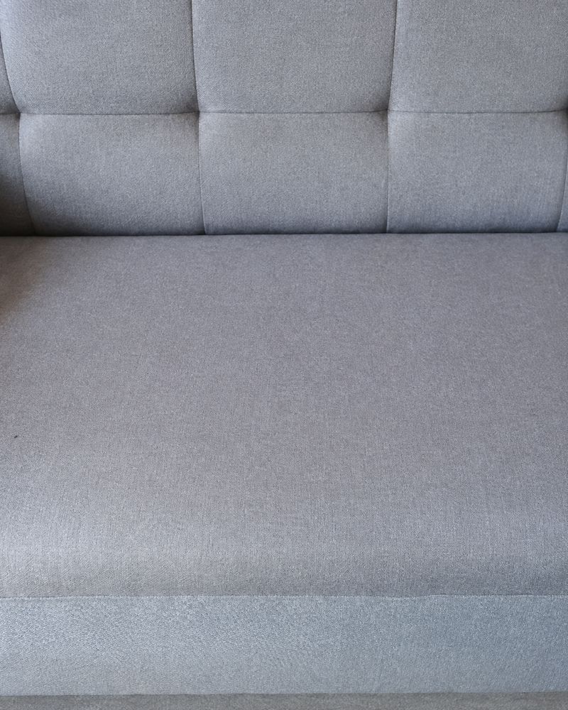 Same grey couch seat clean and even after upholstery cleaning